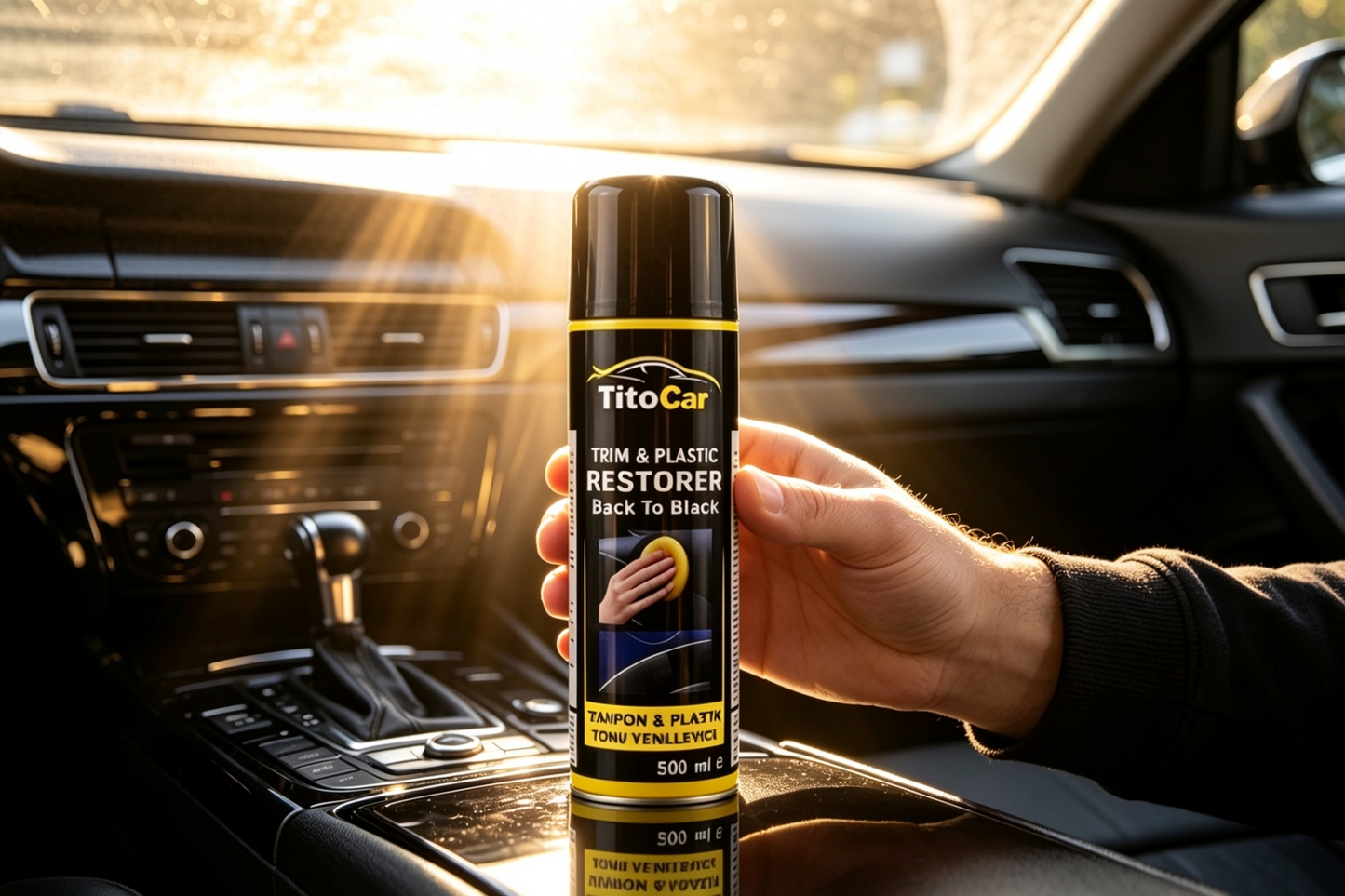 PlasticShine – Spray curățare și strălucire plastic