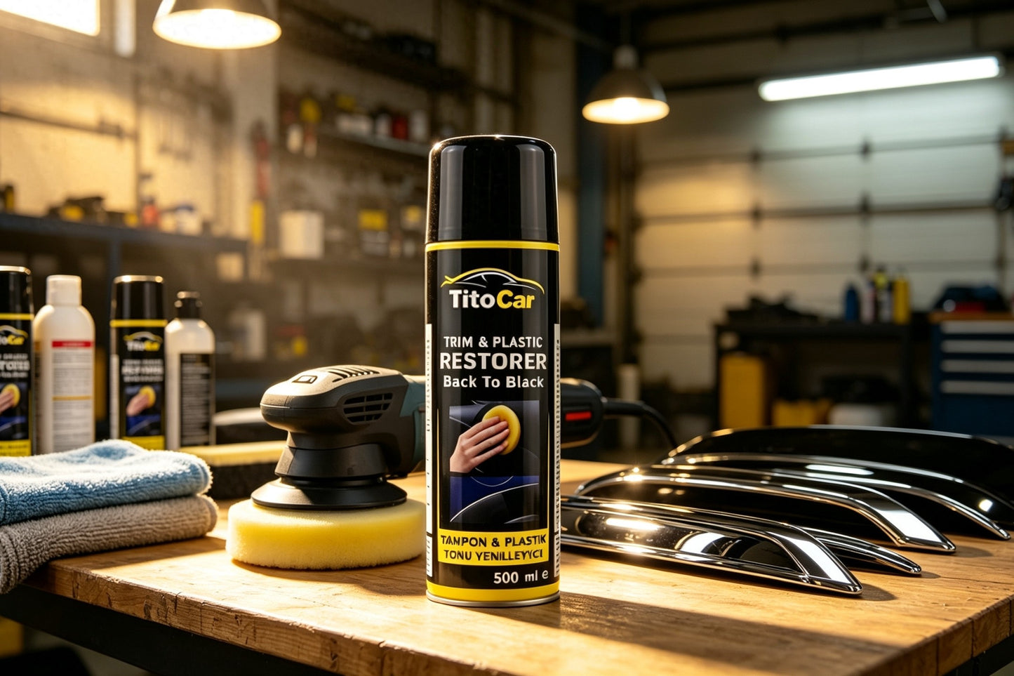 PlasticShine – Spray curățare și strălucire plastic