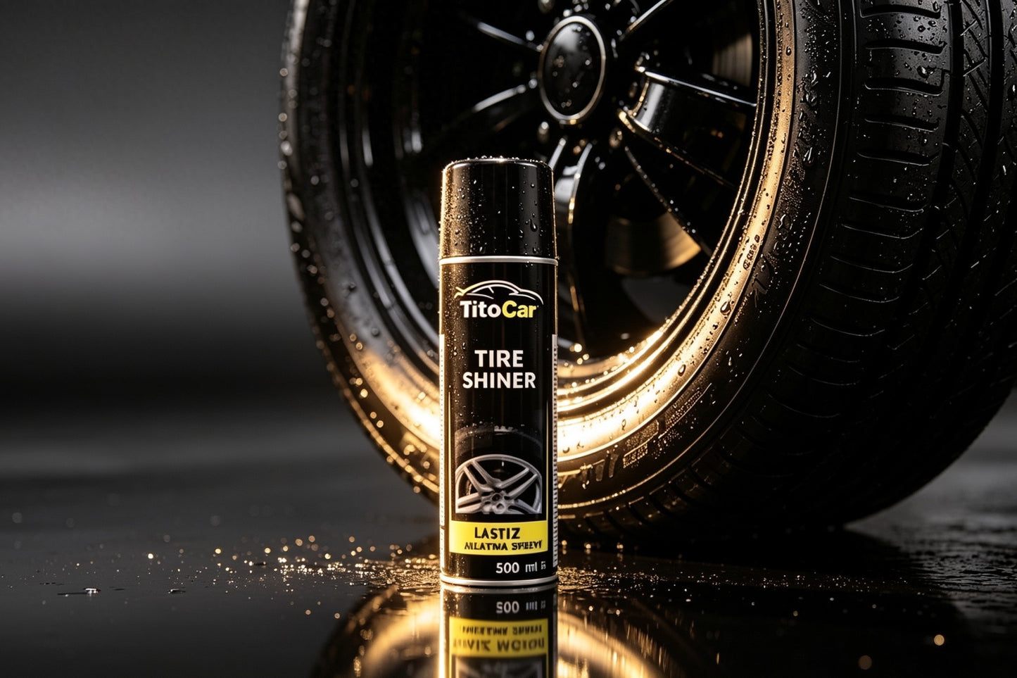 Tire Shine Pro – Spray strălucire cauciucuri