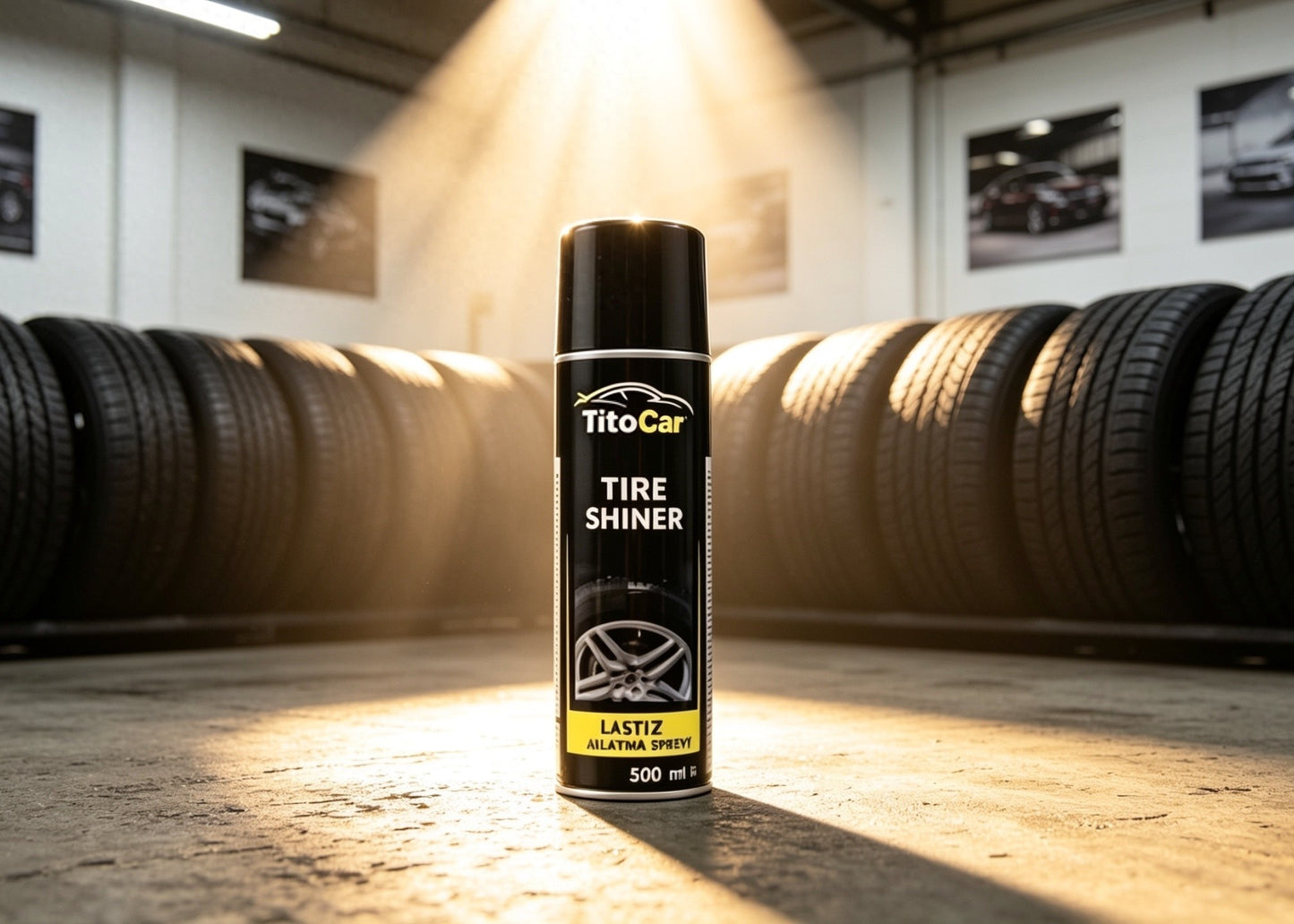 Tire Shine Pro – Spray strălucire cauciucuri