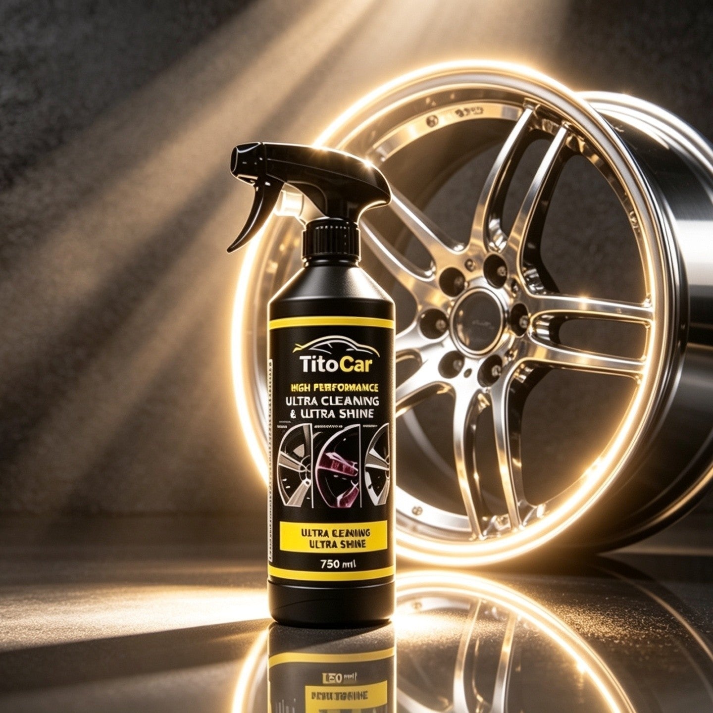 Wheel Glow – Spray curățare jante
